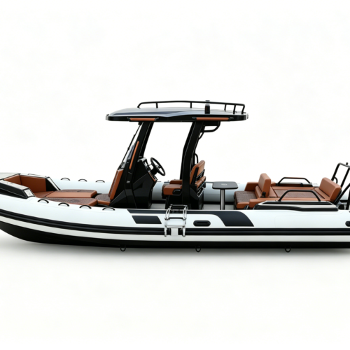 rib boat-71 22ft LUX RIB Boat, 670cm CE Certified RHIB, 22 foot rigid inflatable boat