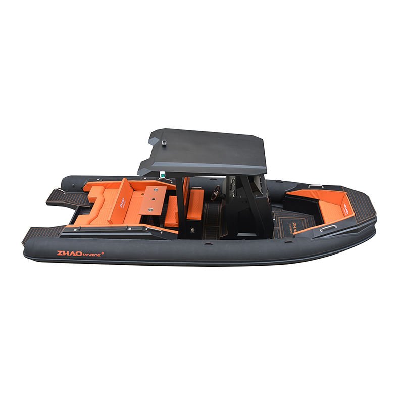25ft LUX RIB Boat, 750cm Luxury RHIB, CE Certified Rigid Inflatable Boat - 图片 4