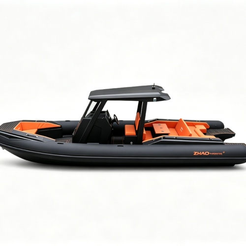 rib boat-73 25ft LUX RIB Boat, 750cm Luxury RHIB, CE Certified Rigid Inflatable Boat