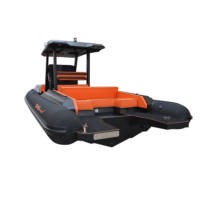 25ft LUX RIB Boat, 750cm Luxury RHIB, CE Certified Rigid Inflatable Boat - 图片 6