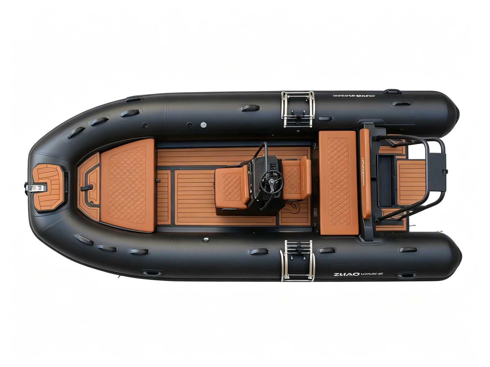 15ft DLX RIB Boat, 460cm CE Certified Mini DLX RHIB, 15 foot rigid inflatable boat - 图片 2