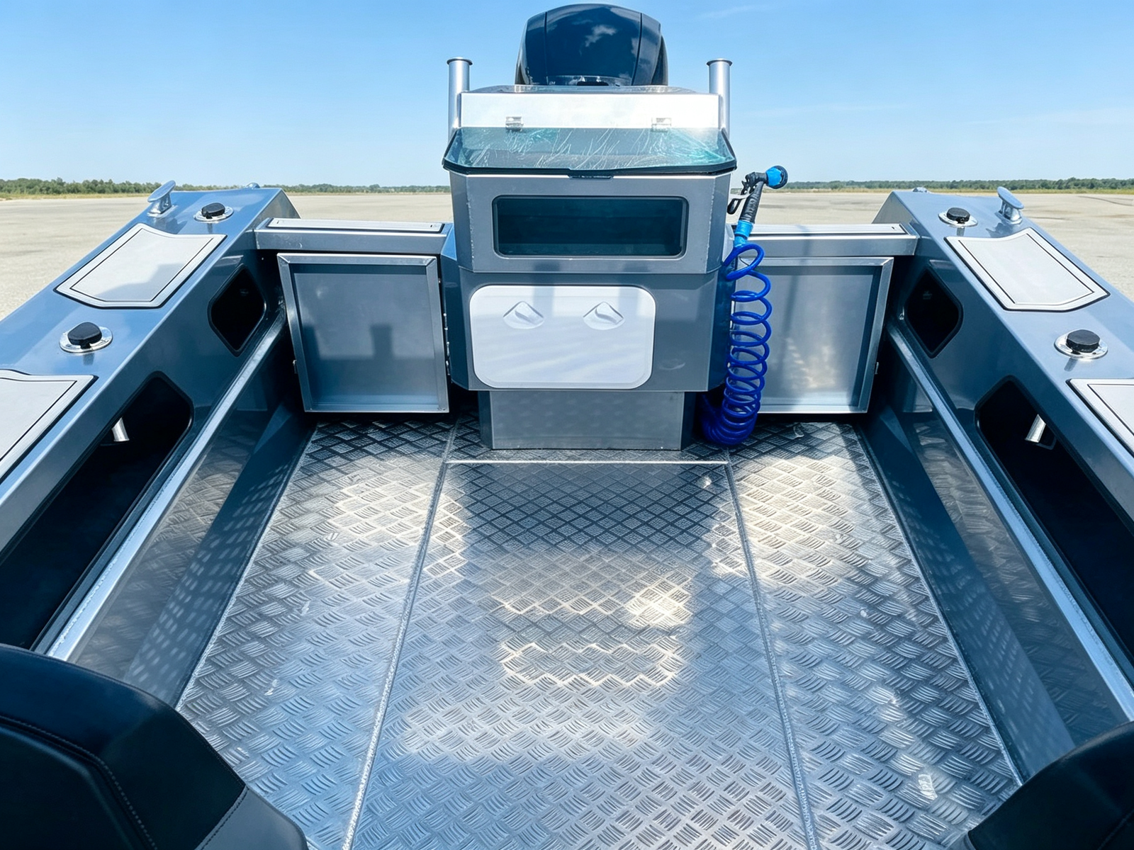 20FT Aluminum Pontoon Fishing Boat, 6.25 metre hardtop pontoon vessel, 6250mm aluminum fishing pontoon - 图片 5