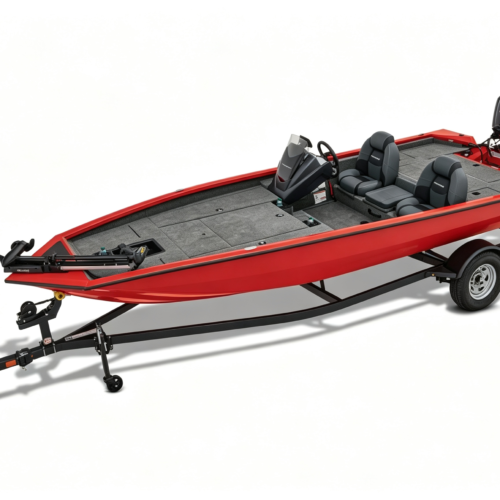 16'3FT Lightweight Aluminum Magnesium Alloy Fishing Boat 2-3 Person 90HP 60L Fuel Tank Self Draining V Hull